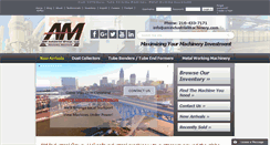 Desktop Screenshot of amindustrialmachinery.com